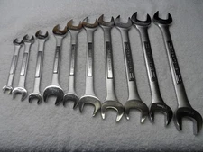 Craftsman Metric MM Open End Wrench Set A-AD A-AE (10mm to 27mm) - 12 pcs