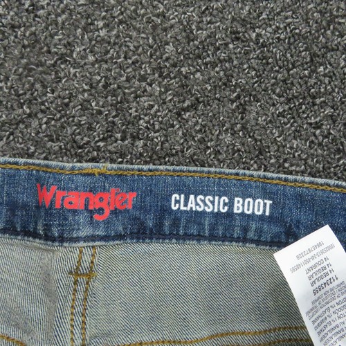 Wrangler Jeans Boys 14 Regular Blue Classic Bootcut Stretch Denim Comfort Fit - Picture 9 of 10