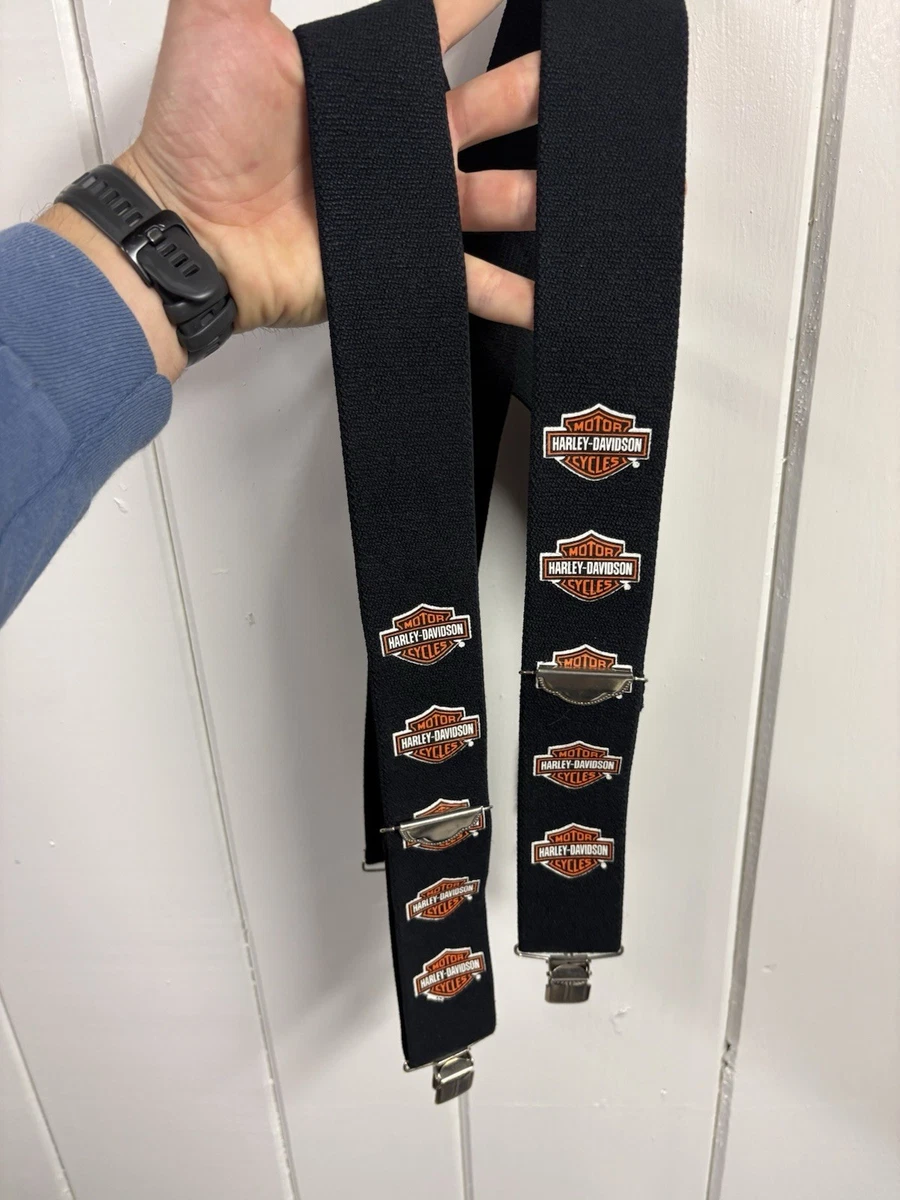 Harley-Davidson Black Elastic Suspenders for Men for sale | eBay