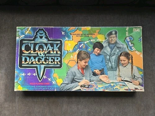 Rare | Vintage 1984 Cloak & Dagger Role Playing Board Game by Ideal Complete CIB