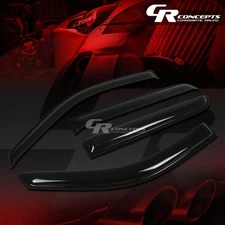 SMOKE WINDOW VISOR/WIND DEFLECTOR VENT RAIN SHADE FOR 07-14 ESCALADE EXT/ESV 6.2