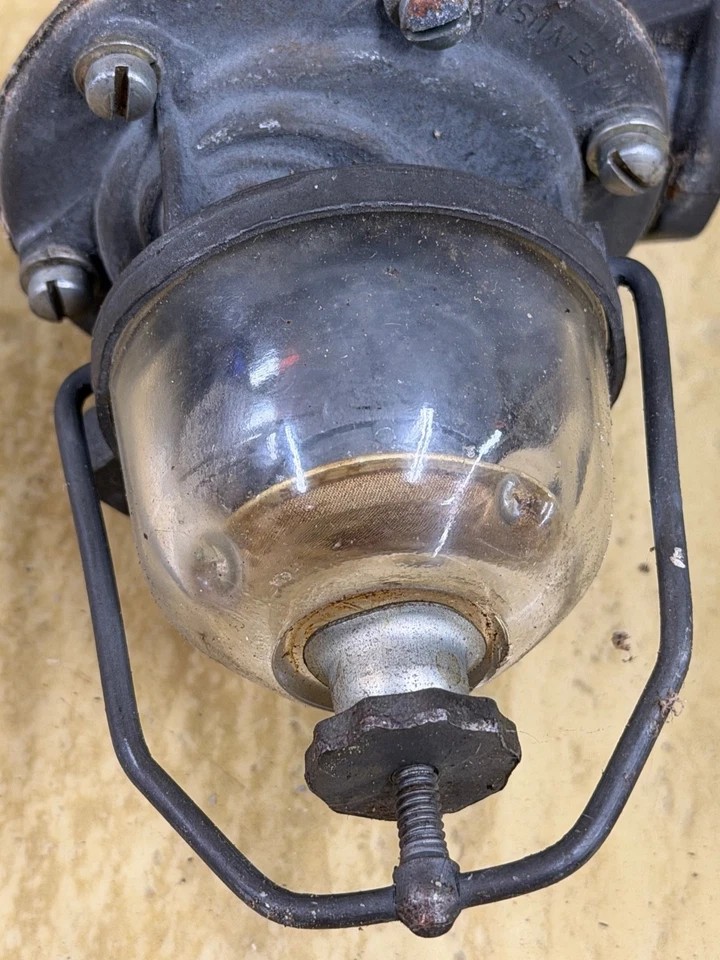 Bomba de combustible vintage Carter Glass Bowl 1948-1953 Chevrolet/Corvette temprano Foto 4 de 4