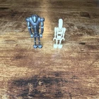 LEGO Star Wars Battle Droid Minifigure Lot of 2 - Dark Gray & Light Gray