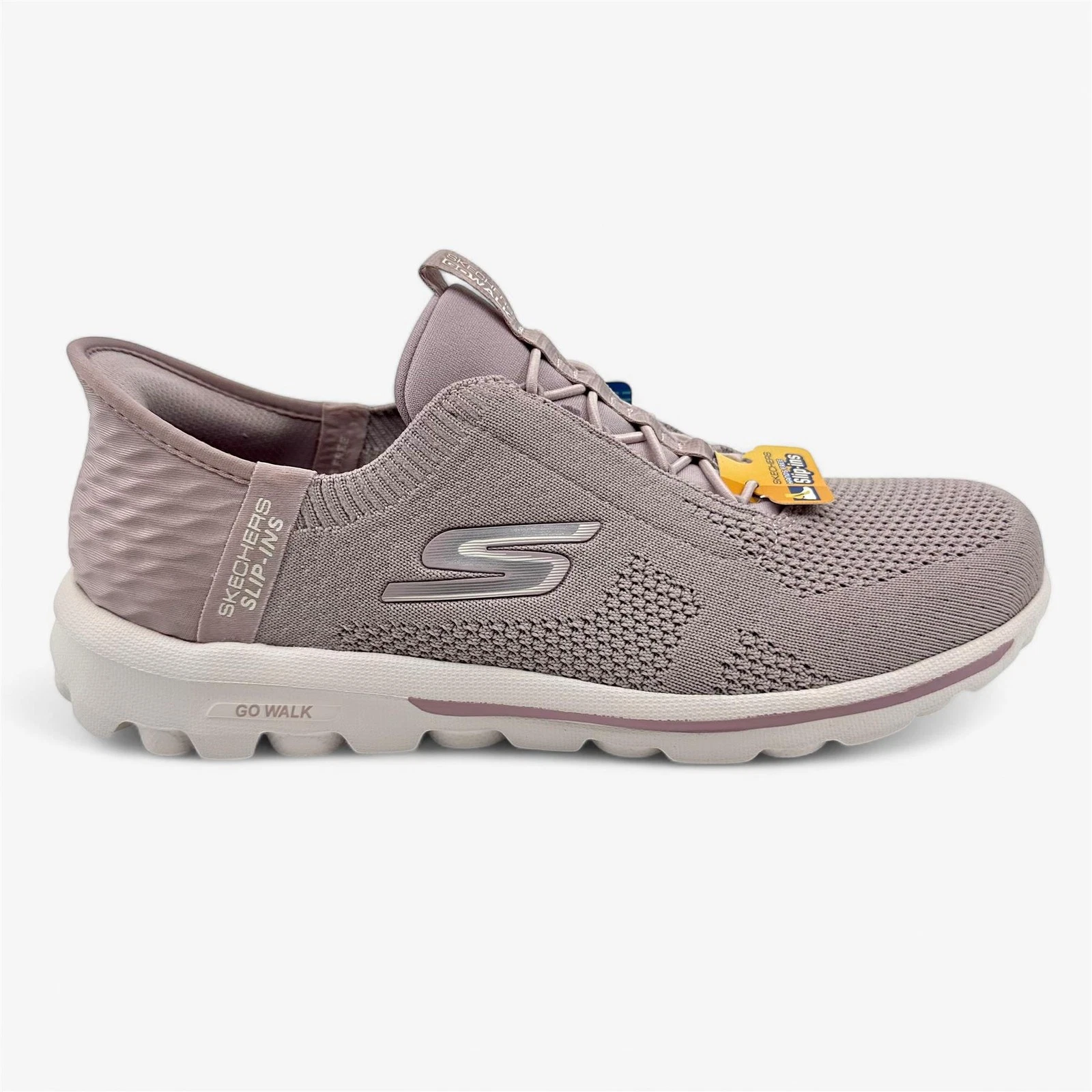 Skechers Go Walk Travel Milan Mauve Womens Athletic Sneaker