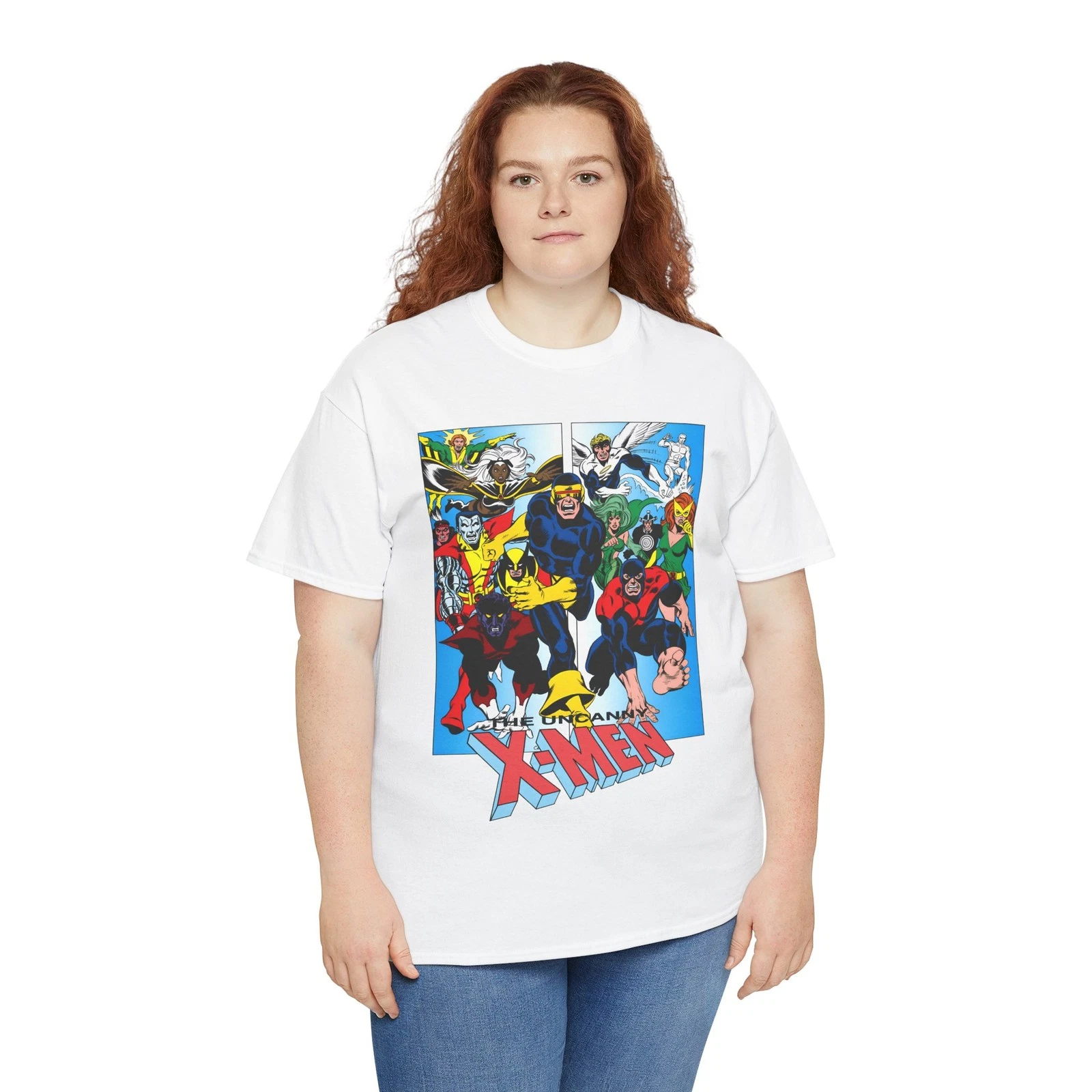 Uncanny X-Men T-Shirt - Dave Cockrum Art - Marvel Comics - Wolverine, Storm