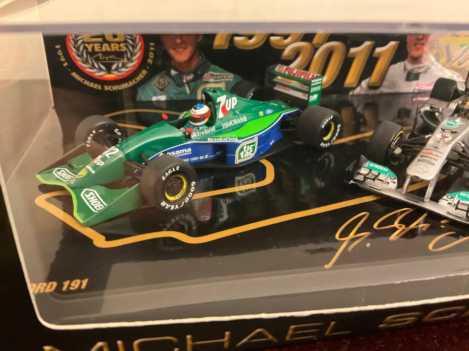 Minichamps 1:43 JORDAN 191 MERCEDES W02 Michael Schumacher 20th BELGIUM GP RARE - Image 2 of 4