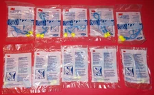 (((NEW))) E-A-R 3M Push-Ins Corded 318-1003 28 Decibels Lot of 10 (((NEW)))