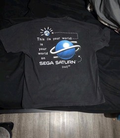 Vintage Sega Saturn This Is Your World T-Shirt Extra Large Very Good 