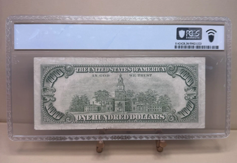 1981 Series $100-Boston Banknote - PCGS VERY FINE 30 - Image 2 of 2