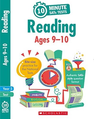 Scholastic 10 Minute SATs Tests Reading Activities for Children 