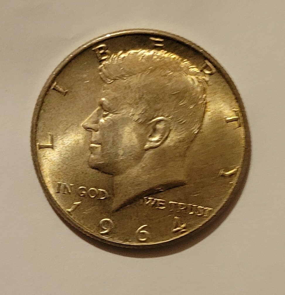 ケネディ 1964 1964 (Accented Hair) Kennedy Half Dollar ~ Gem Proof ~ 90