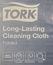 Long Lasting Cleaning Cloths 5 x Low Lint 42cm x 38cm TORK Cleaning Cloths
