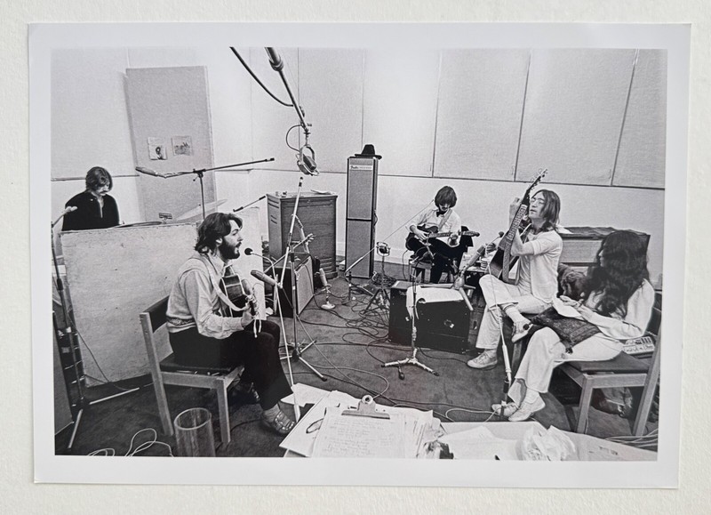 Get Back Movie Book Mojo Mag Photo Promo Card The Beatles 8.5x11.5