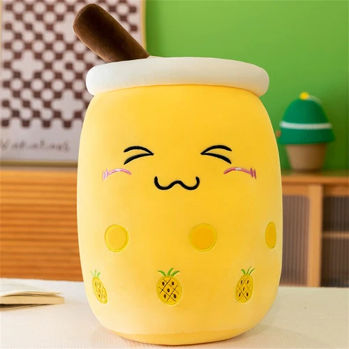 Bubble Tea Kuscheltier Plüschtier Boba Tee Kissen Plushie Plüsch Kissen Puppe DE - Bild 32 von 46