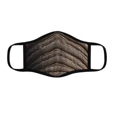 Fitted Polyester Face Mask Elephant Style