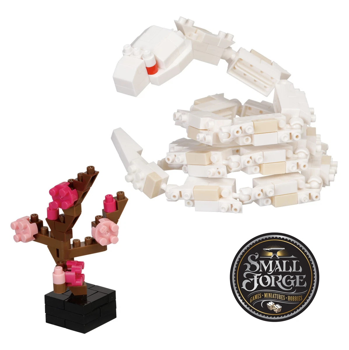 Bandai - Nanoblock - Blaue E-Gitarre - Mini-Bausteinfigur - Baukastenspiel - Baukasten für Pixel-Musikinstrumentfiguren - NBC346