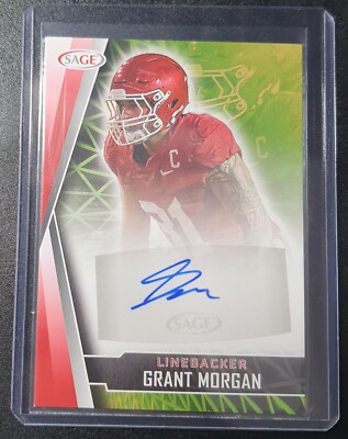 Grant Morgan - Sage 2022 - Jacksonville Jaguars, Arkansas Razorbacks - Auto