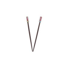 Set of Two 7 inch Long Wood Hair Sticks with Colored Rhinestones for Women