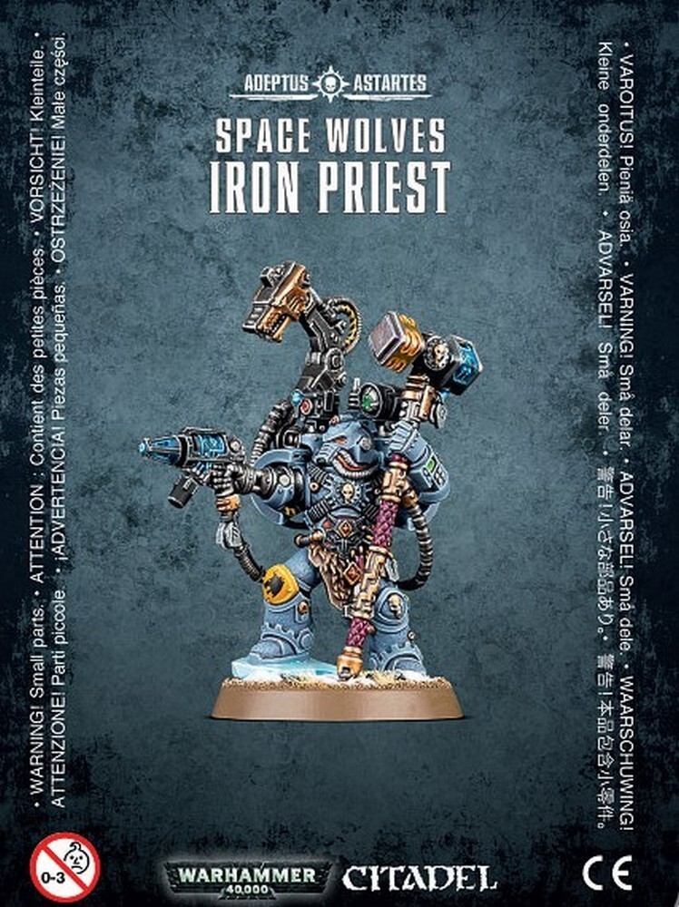 Space Wolves Iron Priest Games Workshop 99070101018 Warhammer 40,000 New in Box