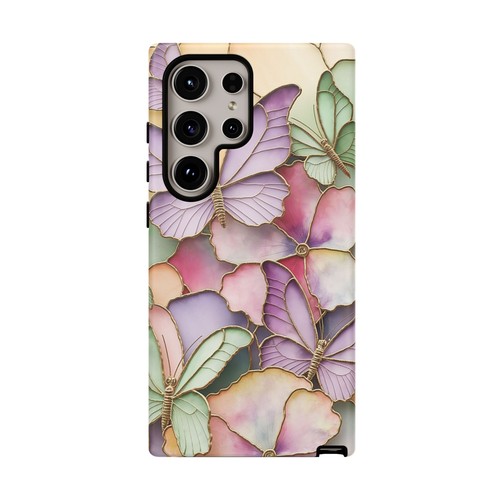 Pastel Butterfly Phone Case, Spring Floral Phone Cover, 3D Design | X72 - 第 205/272 張圖片