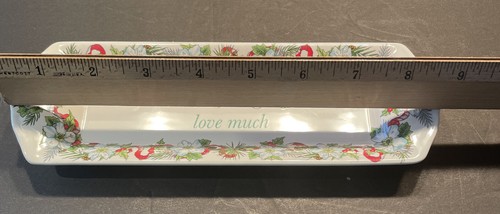 Spode 2007 Holidays Live Well, Laugh Often Love Much - 9" Rectangular Tray - Picture 9 of 9