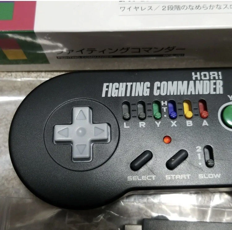 Super Nintendo Wireless Fighting Commander Open BOX Products of HORI From Japan - Image 2 of 4