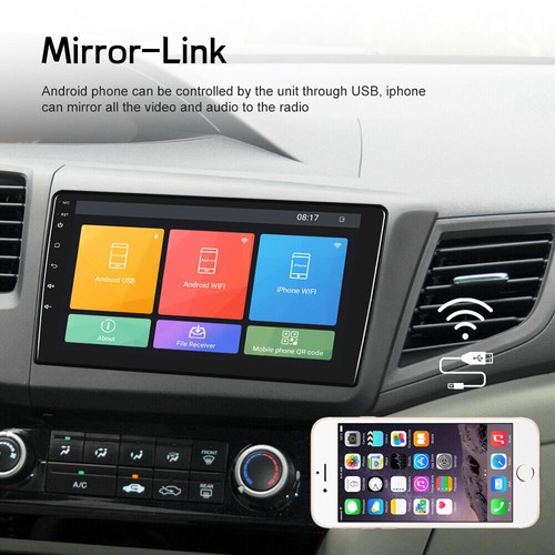 For 2012-2015 Honda Civic Android 12.0 Car Stereo Radio FM WIFI Navi GPS BT 32GB - Picture 12 of 15