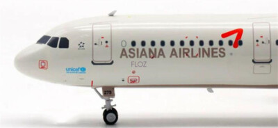 JFOX ASIANA AIRLINES for Airbus A321 HL8279 1:200 Aircraft Pre