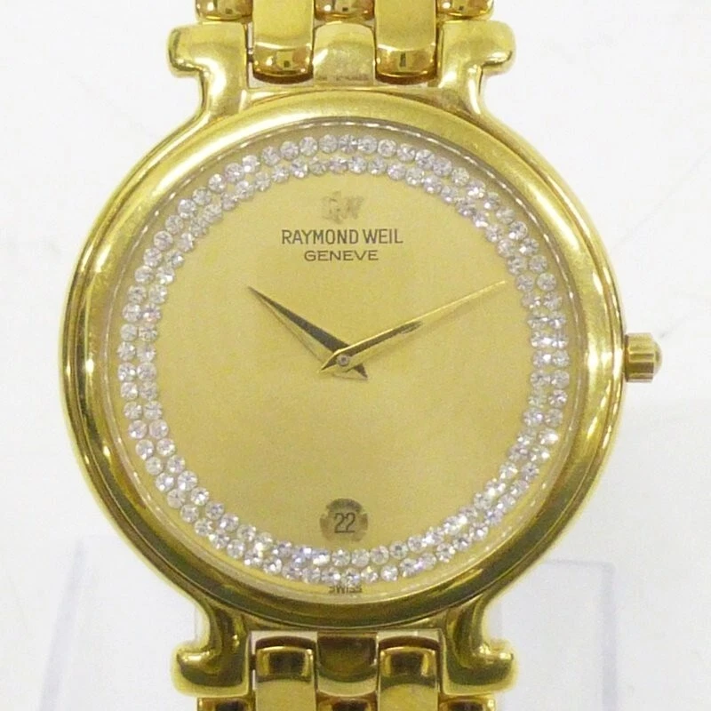 Raymond weil shop gold diamond watch