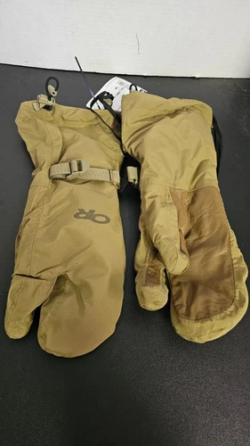 OUTDOOR RESEARCH TRIGGER MITTS AGS FIREBRAND TF, COYOTE SIZE SMALL