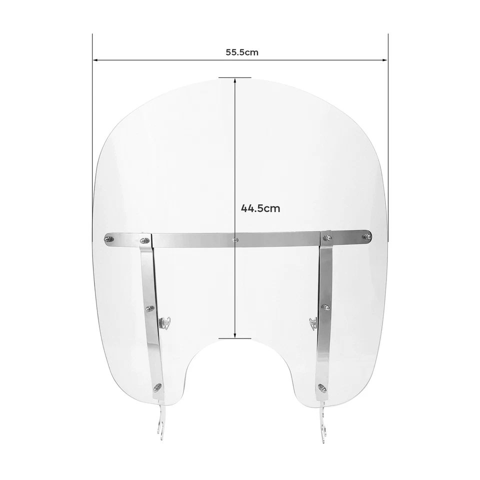 Parabrisas apto para Harley Heritage Softail Classic FLSTC 2000-2017 EE. UU. Foto 2 de 4