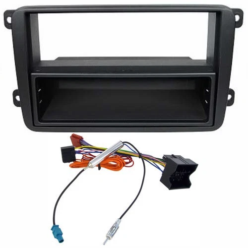 G.M. PRODUCTION Mascherina autoradio radio 1 DIN Doppio 2 Din VOLKSWAGEN Caddy Eos Golf V 5 VI 6