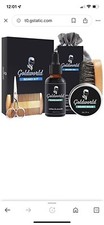Beard Growth,Grooming Kit ,1Packs Beard Growth Oil,Balm,Brush,Comb,Scissor,bag