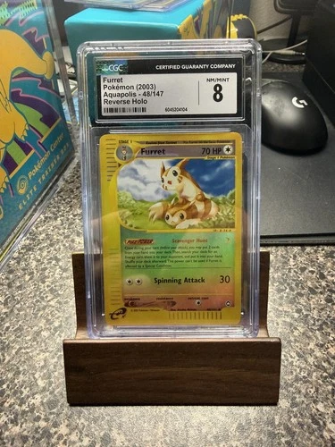 FURRET 48/147 REVERSE HOLO AQUAPOLIS POKEMON CGC 8 NM/MINT