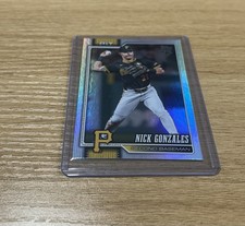 2026 Topps Series 1 Nick Gonzales #119 Holo Foil Parallel