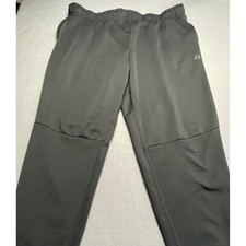 Russell Athletic Mens Dri-Power 360 Sweatpants Gray Joggers Zipper Pockets XL