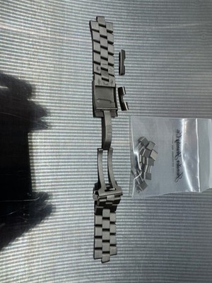 Breitling Wrist Band Bracelet Emergency Professional Stainless Complete Set