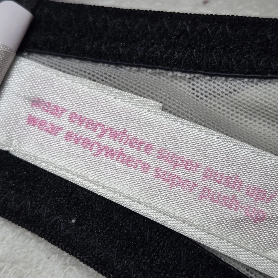 Sujetador ROSA Mujer 32DD Gris Geométrico Camiseta Con Aros Convertible Ajustable Foto 4 de 4