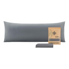 Body Pillow Cover, Ultra Soft Microfiber Long Pillowcase, 20x54 inch Dark Gray