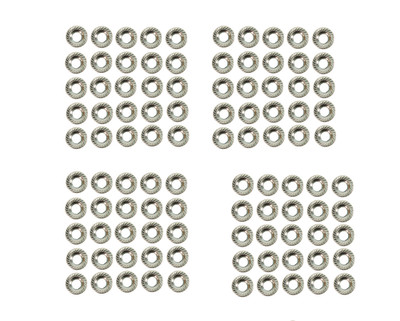 SMA Products Wizz Nut 3/8'' Zinc Pack of 100 - 120-8416