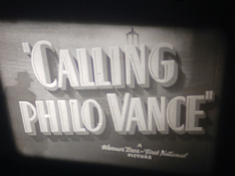 16mm print - CALLING PHILO VANCE (1940)