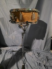 GRIFFIN Snare Drum - 14 x 5.5" Oak Wood Poplar Shell Percussion Head