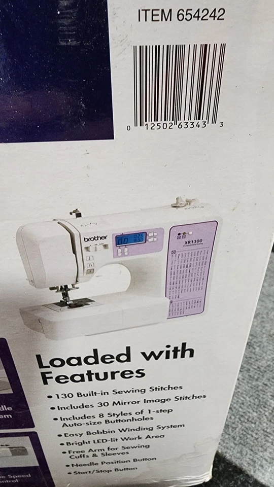 Brother XR 1300 sewing and quilting machine Nib - Image 2 of 4