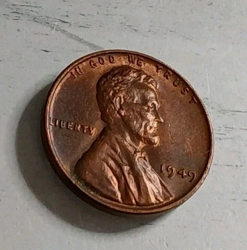 1949-P AU Lincoln Wheat Cent ~ Free Shipping! #1