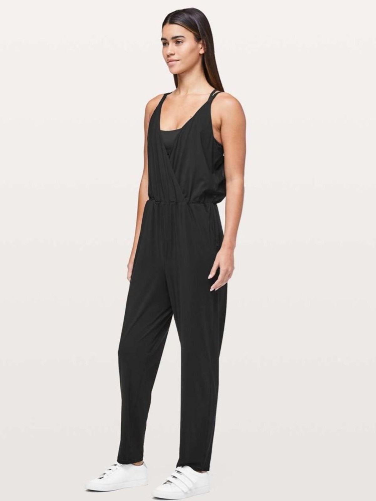 lululemon athletica  All for it   Sleeveless V-Neck Jumpsuit size 8