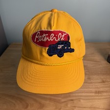 Vintage Peterbilt Snapback Hat With Truck Embroidered Vintage Peterbilt Snapback Hat With Truck Embroidered
