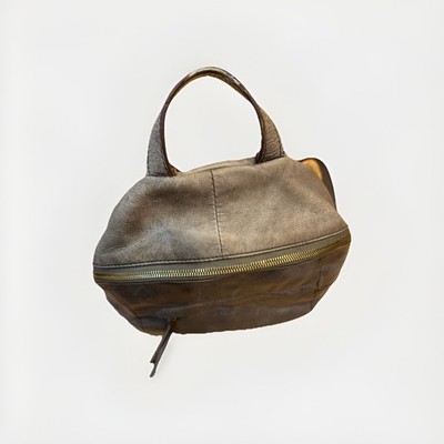Vintage HOBO International Mini Leather Backpack – Taupe Gray (Rare 2005–08)‎ Vintage Hobo International Leather Mini Backpack Taupe Gray  main image 2