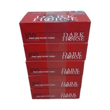 King Size Empty Cigarette Tubes 100 x 5 Packs ? 500 Tubes Total