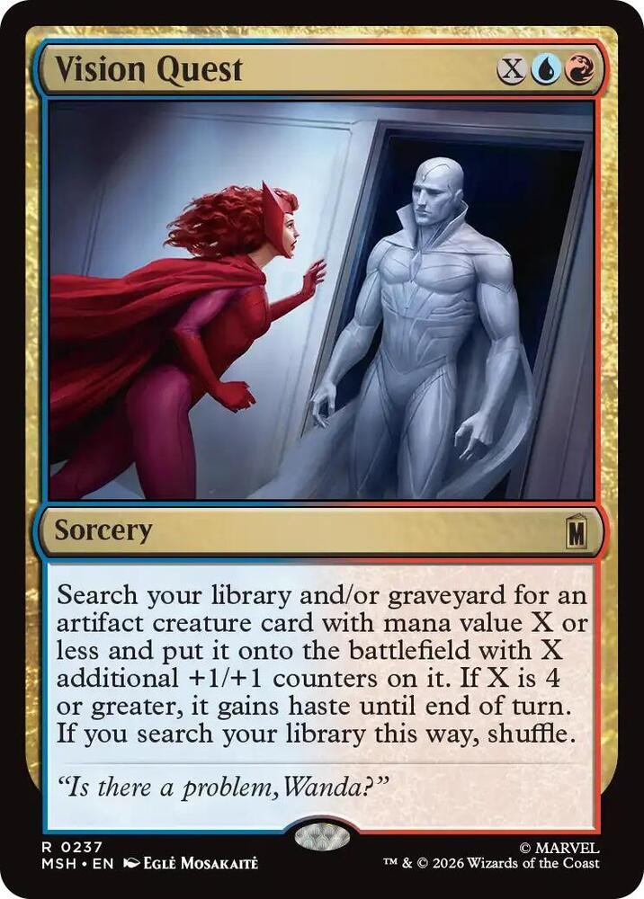 Vision Quest - Marvel Super Heroes #237 - Foil - NM - Magic: The Gathering