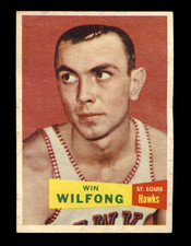 1957 Topps - #65 Win Wilfong Hawks VG DEAD CENTERED